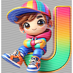 Cartoon letters-CL 655